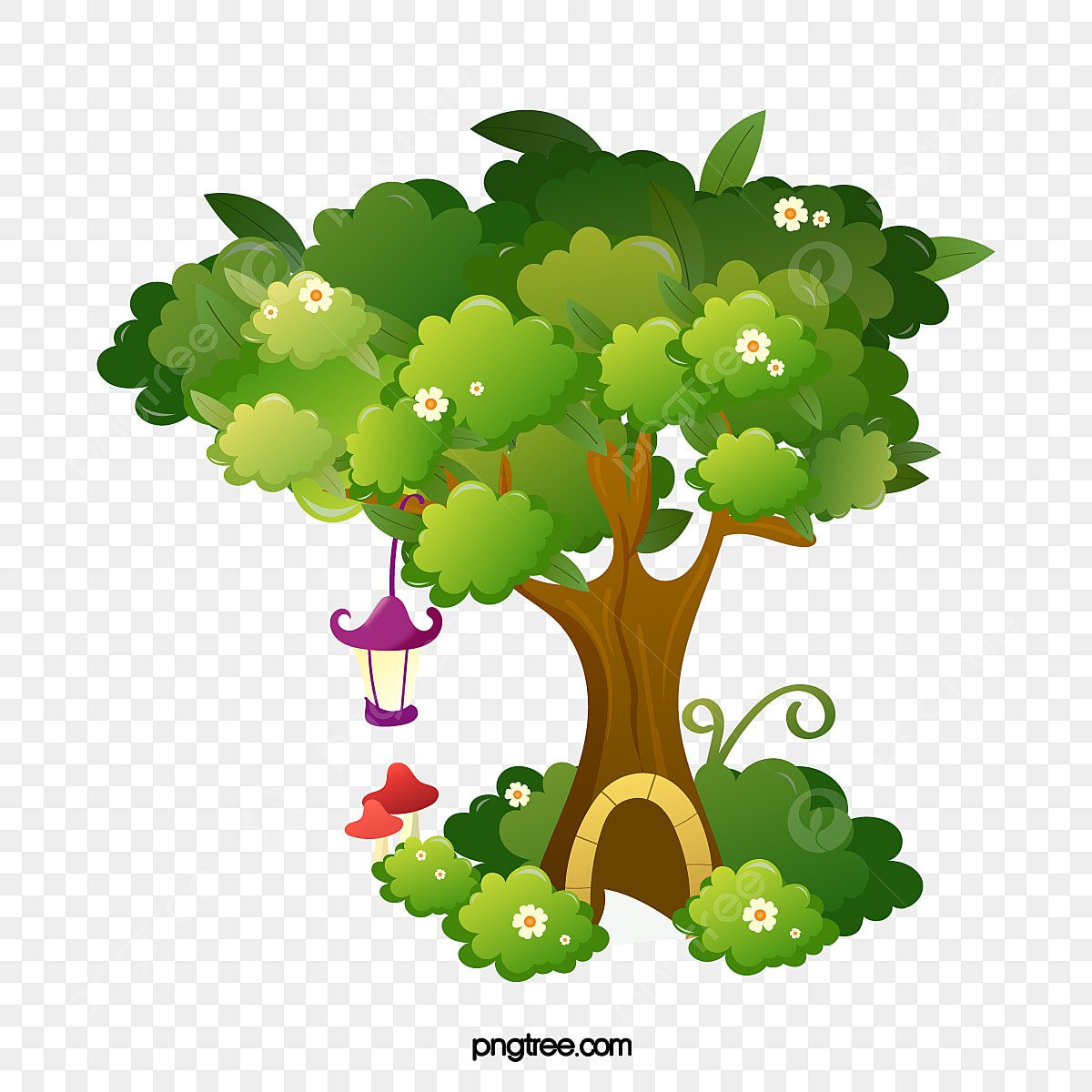 Дуб из мультика