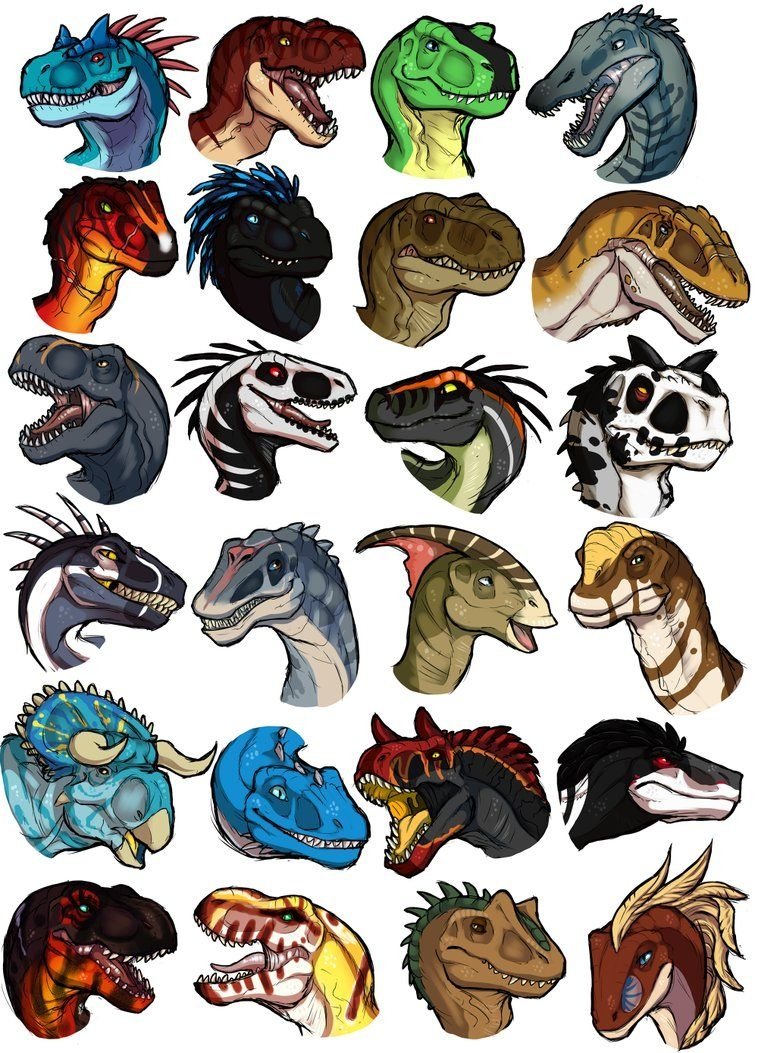 Раптор референс мир Юрского периода