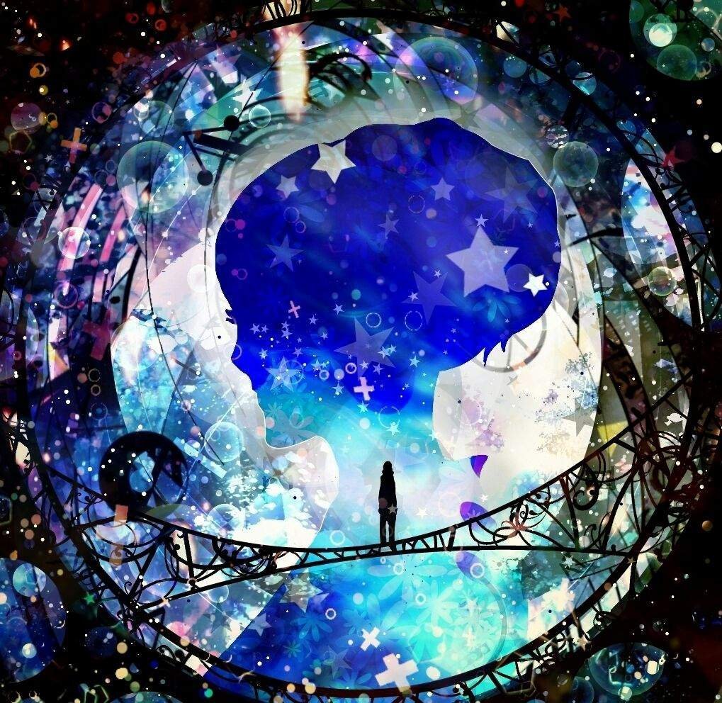 Аниме арты космос