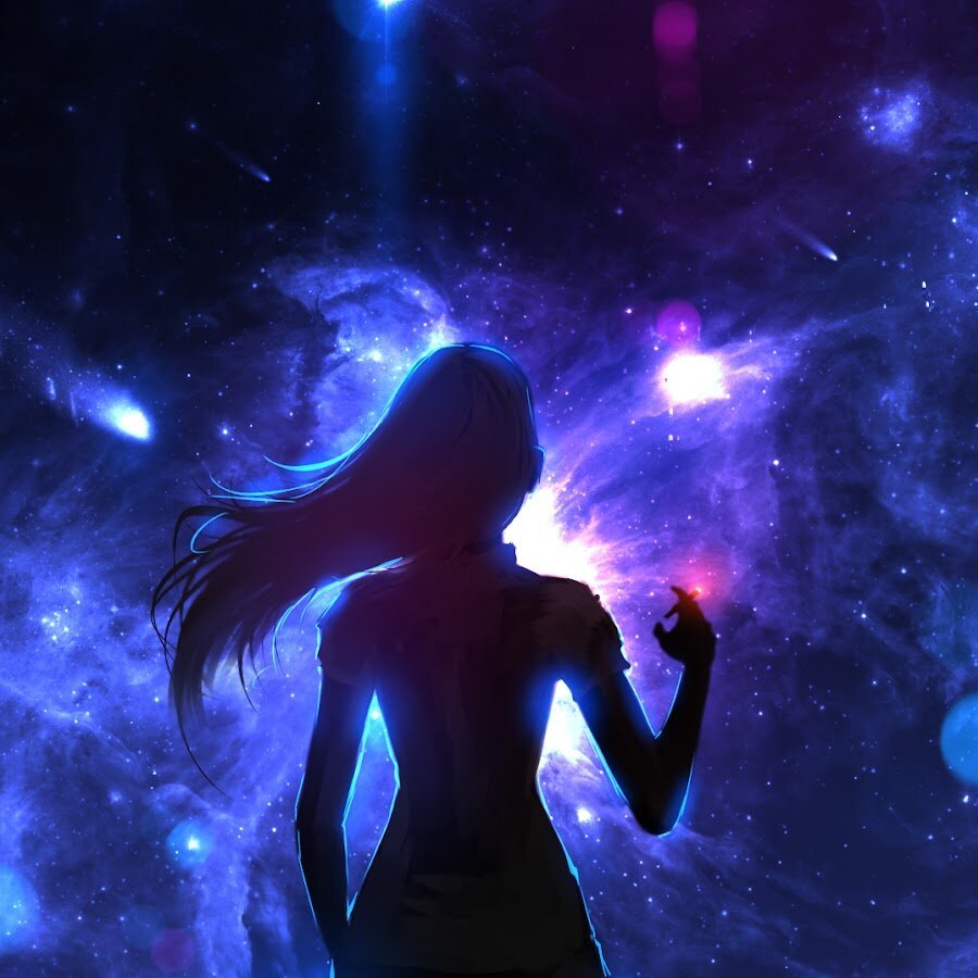 Девушка космос