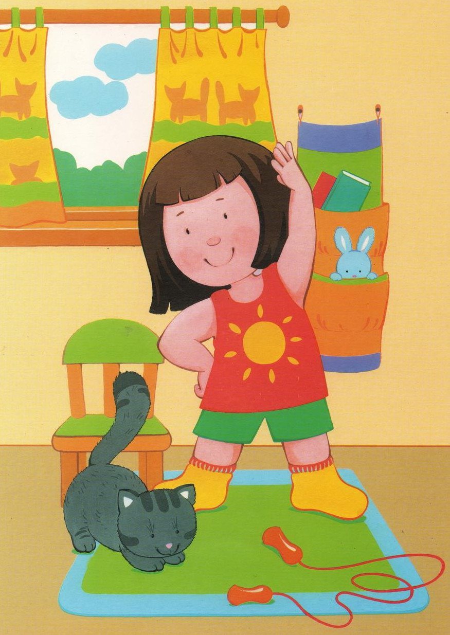 Части суток для дошкольников