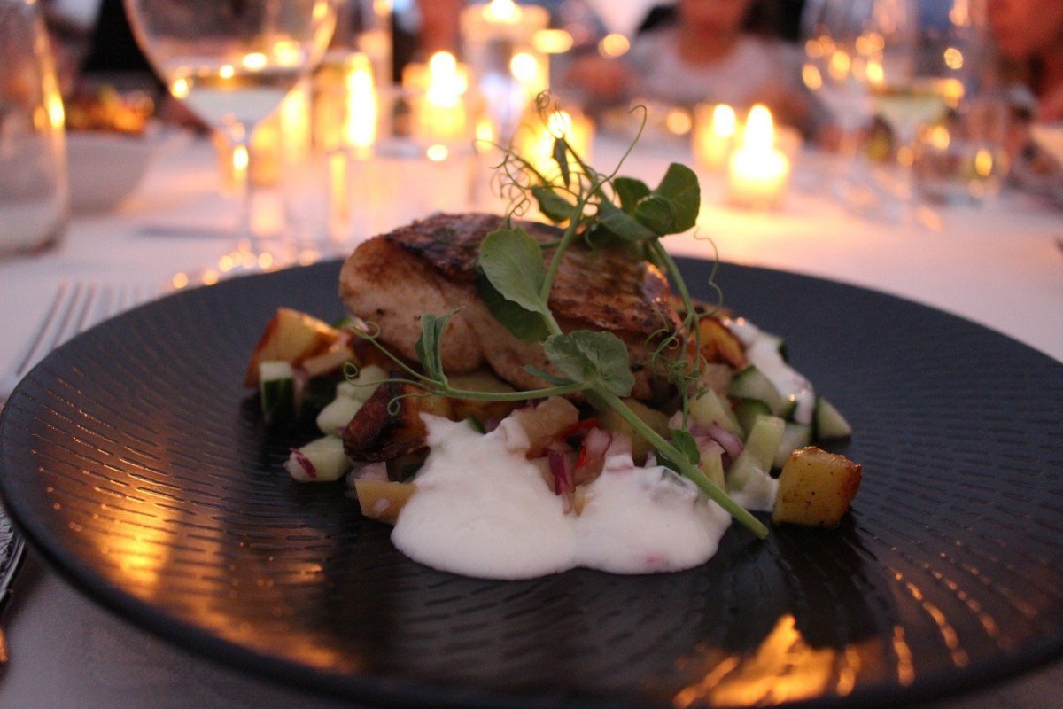 Красивое блюдо в ресторане