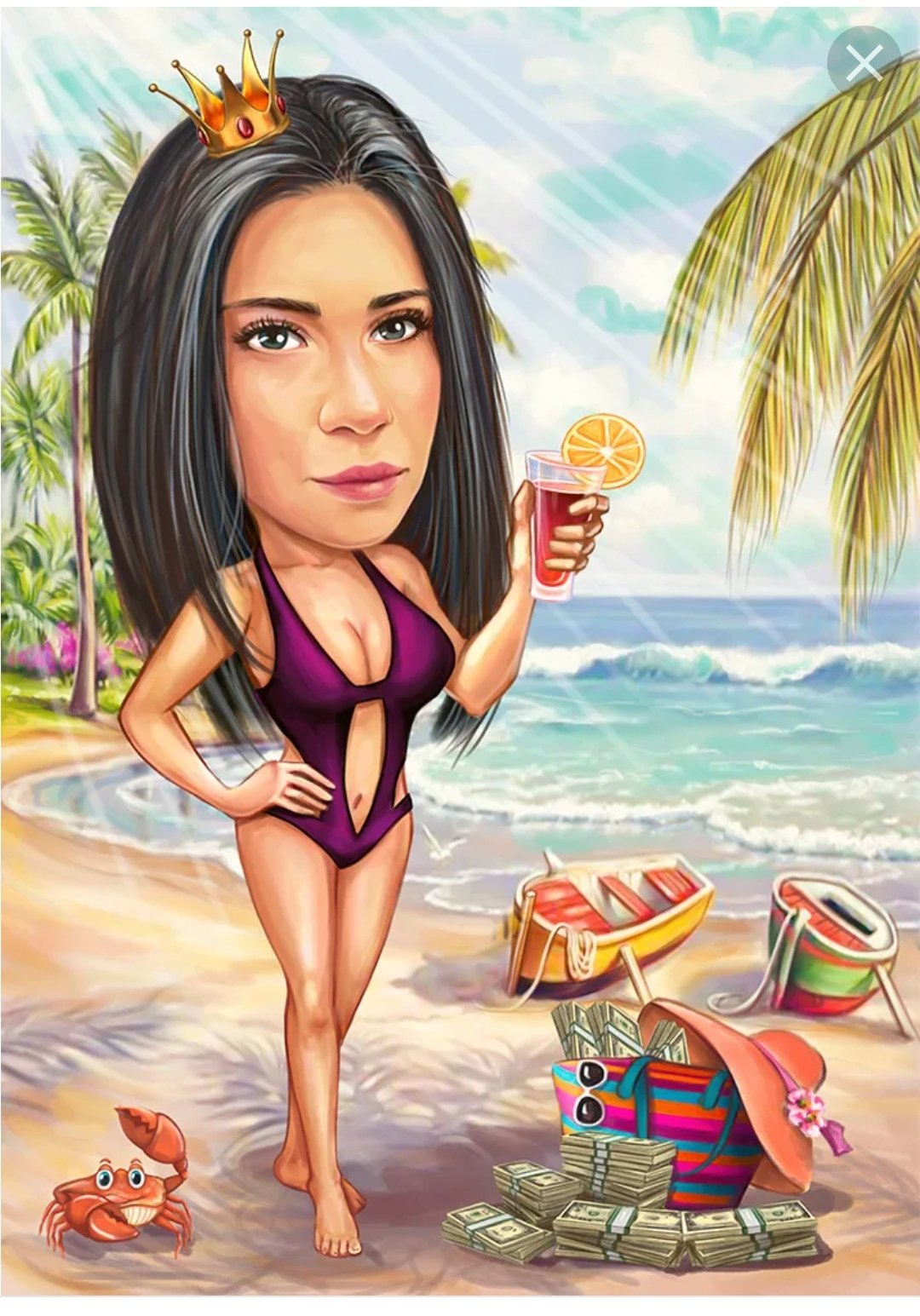 Шарж на морскую тему