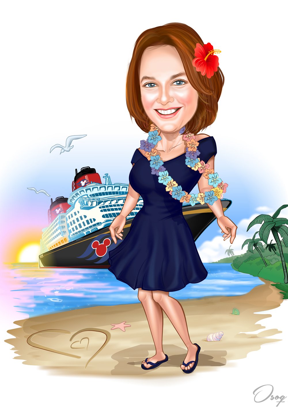 Мишель Пфайффер шарж