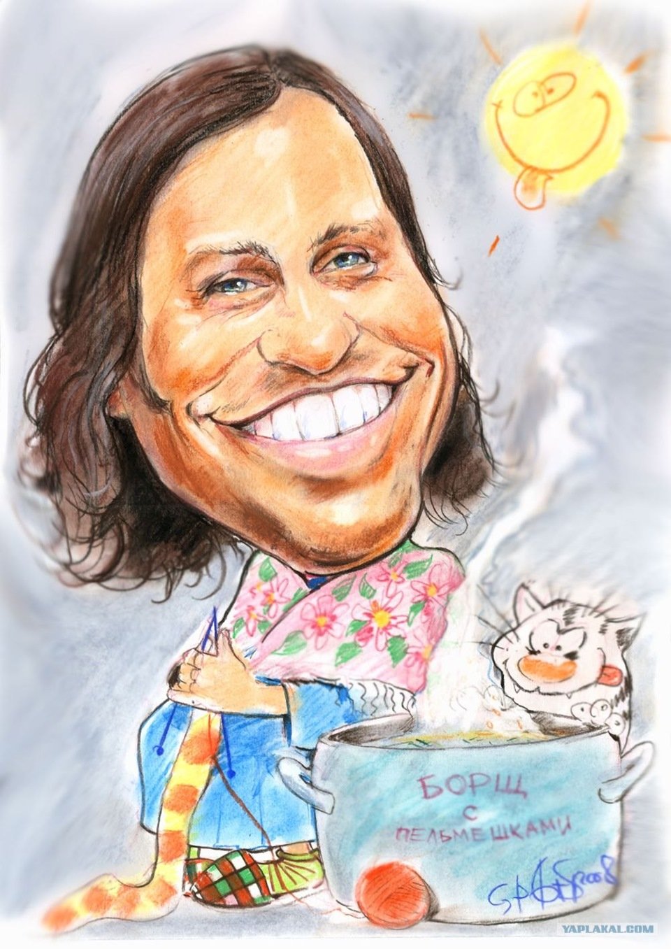 Майли Сайрус шарж