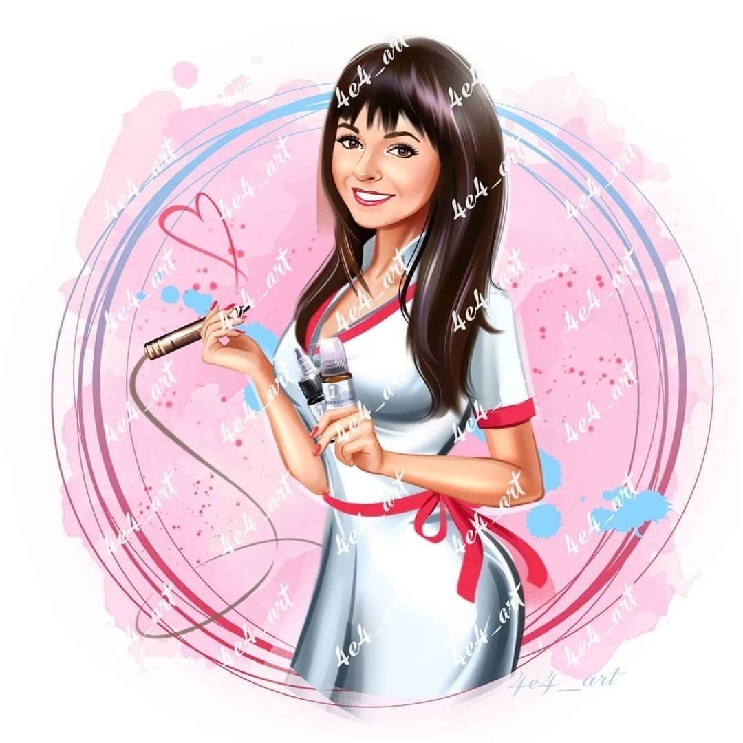 Шарж женщина