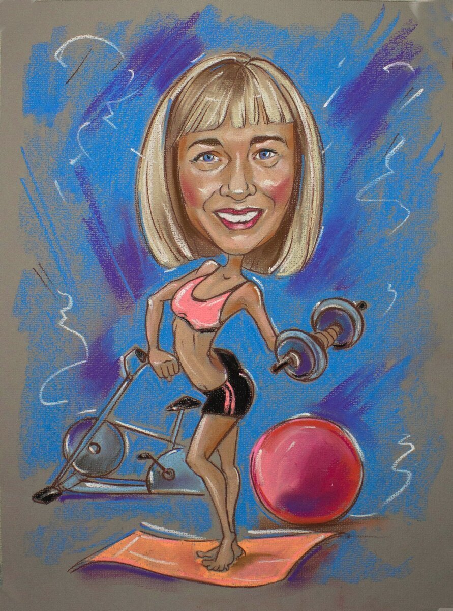 Шарж женский