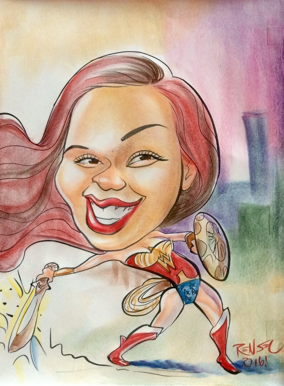 Свадебный шарж