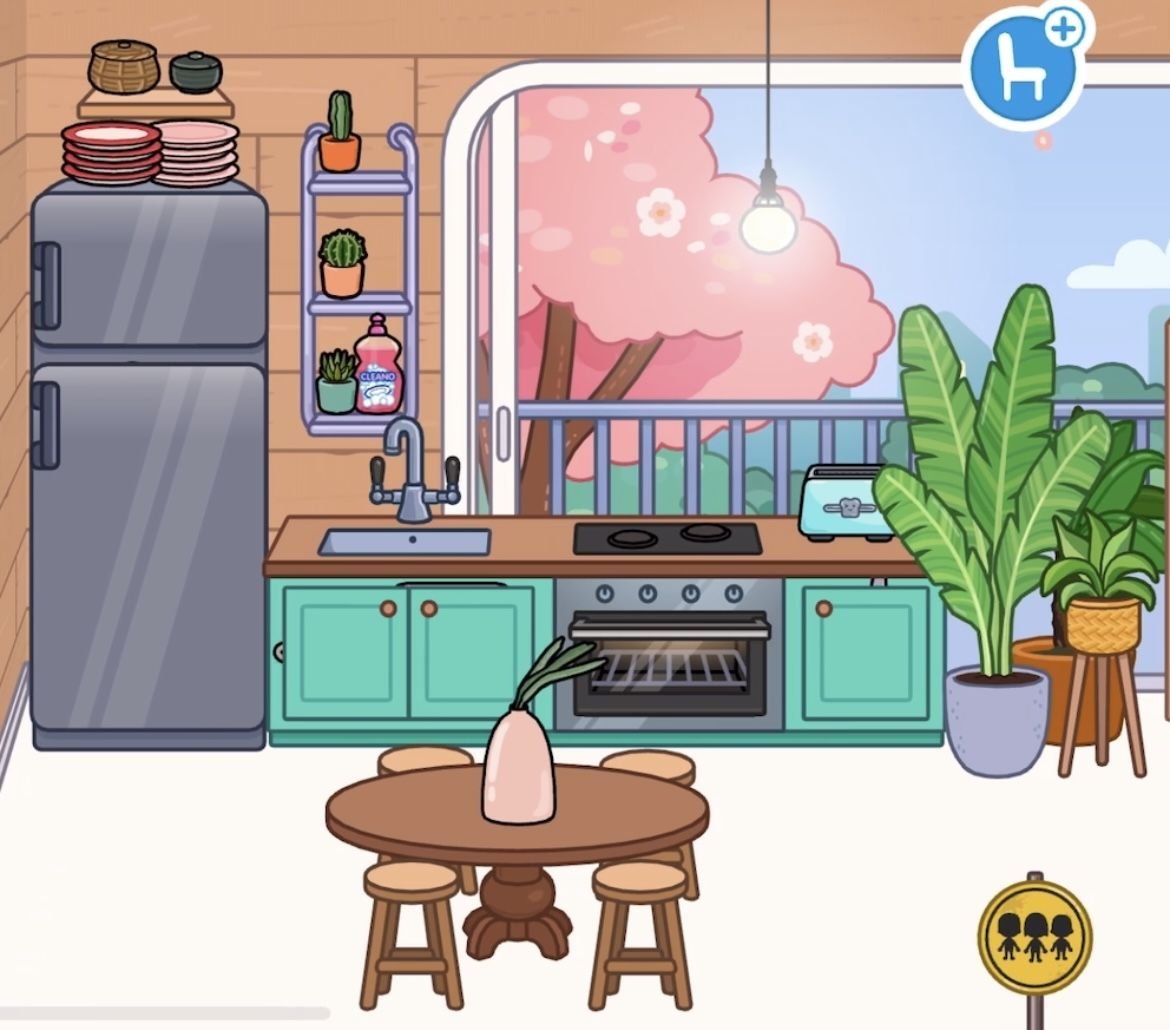 Toca World кухня