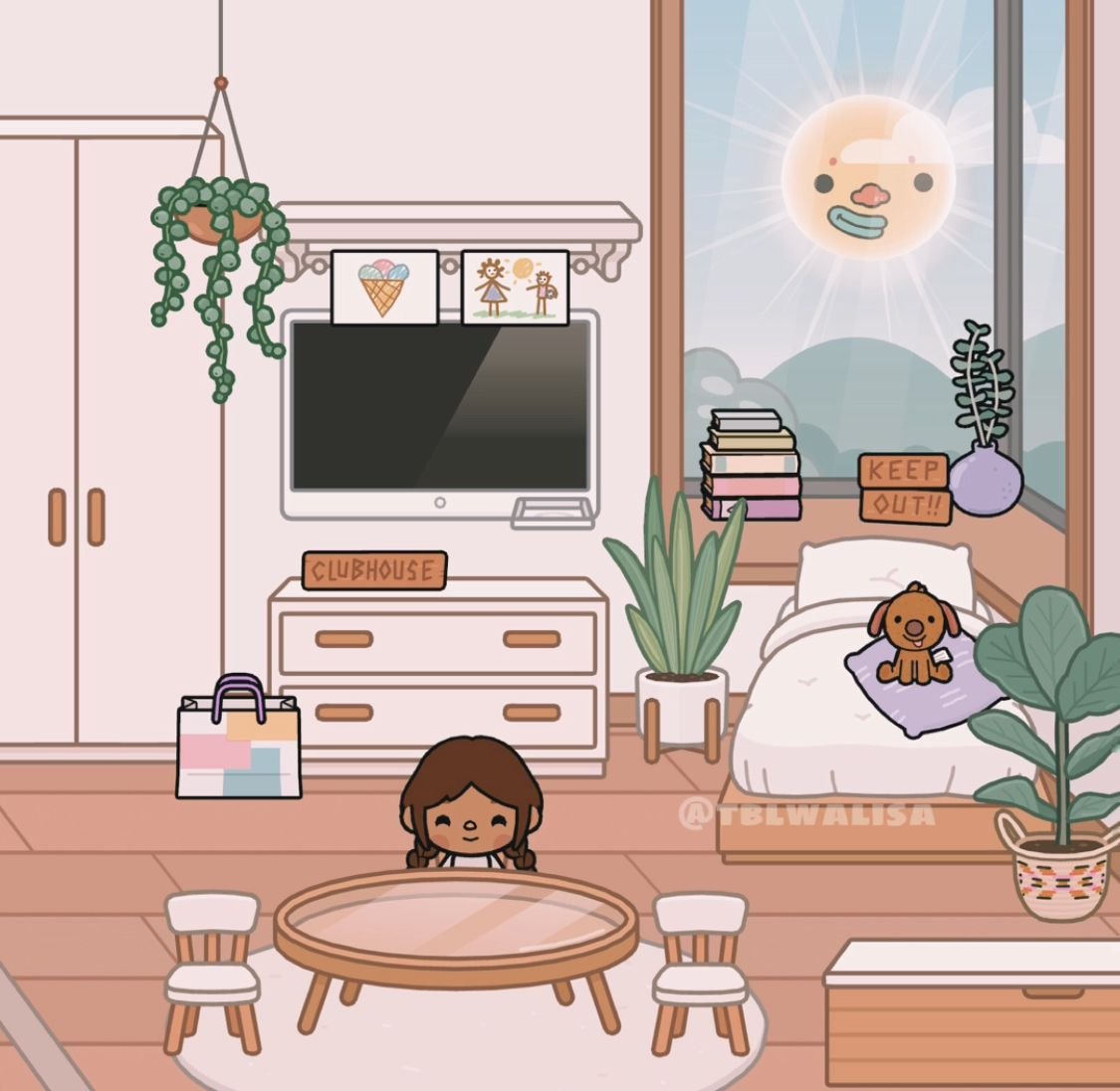 Тока бока комната для подростка