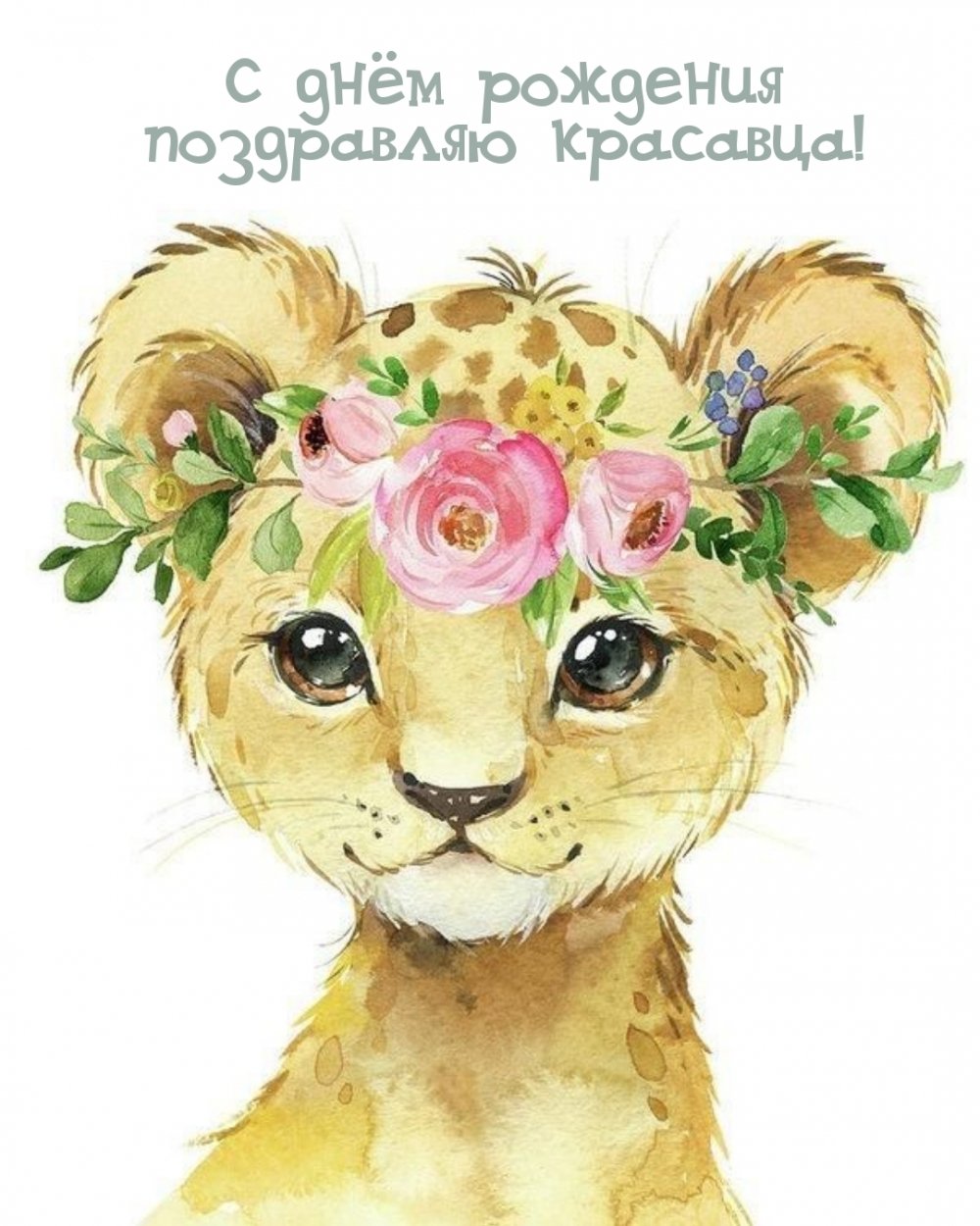 Котики с сердечками и надписями