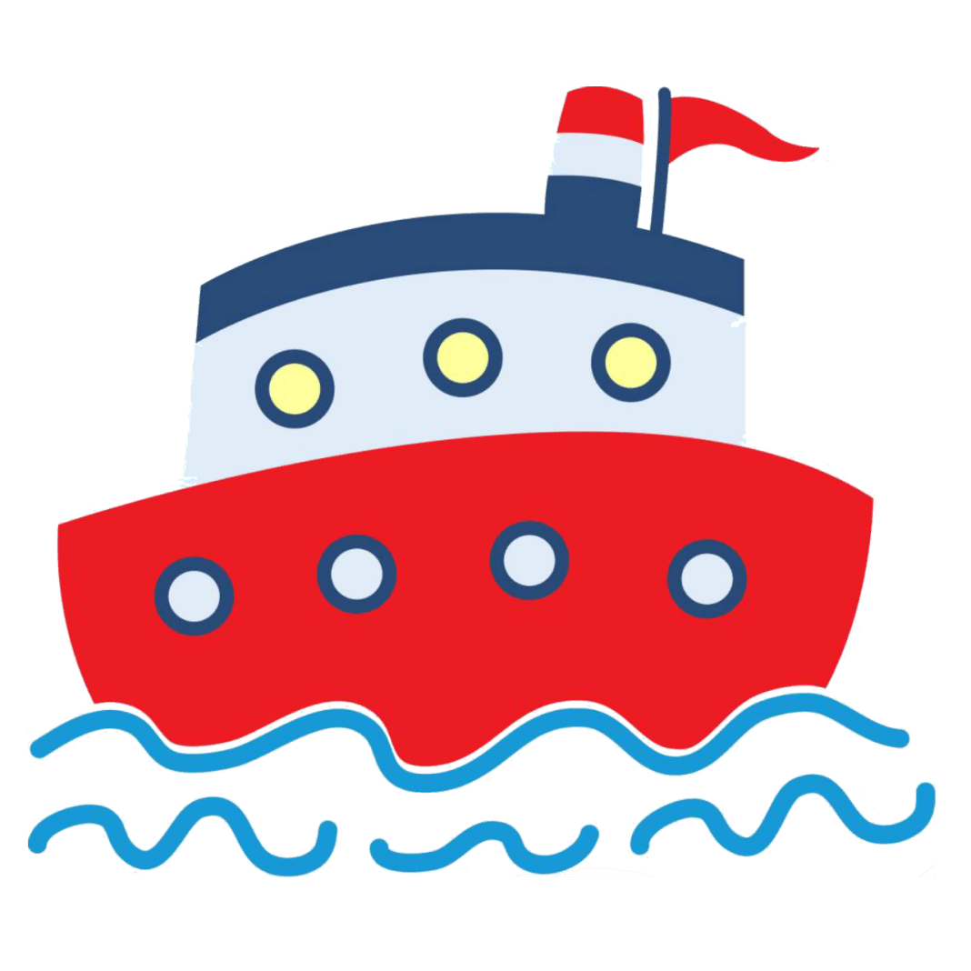 Разноцветные кораблики