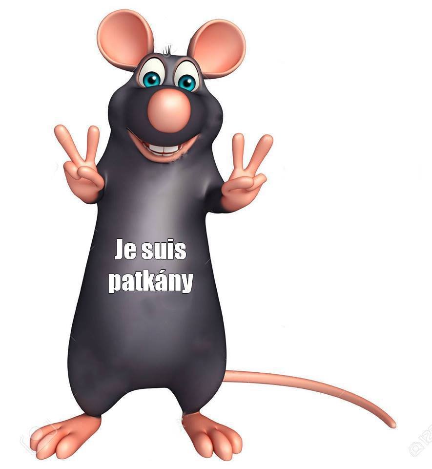 Персонаж крыса из мультиков