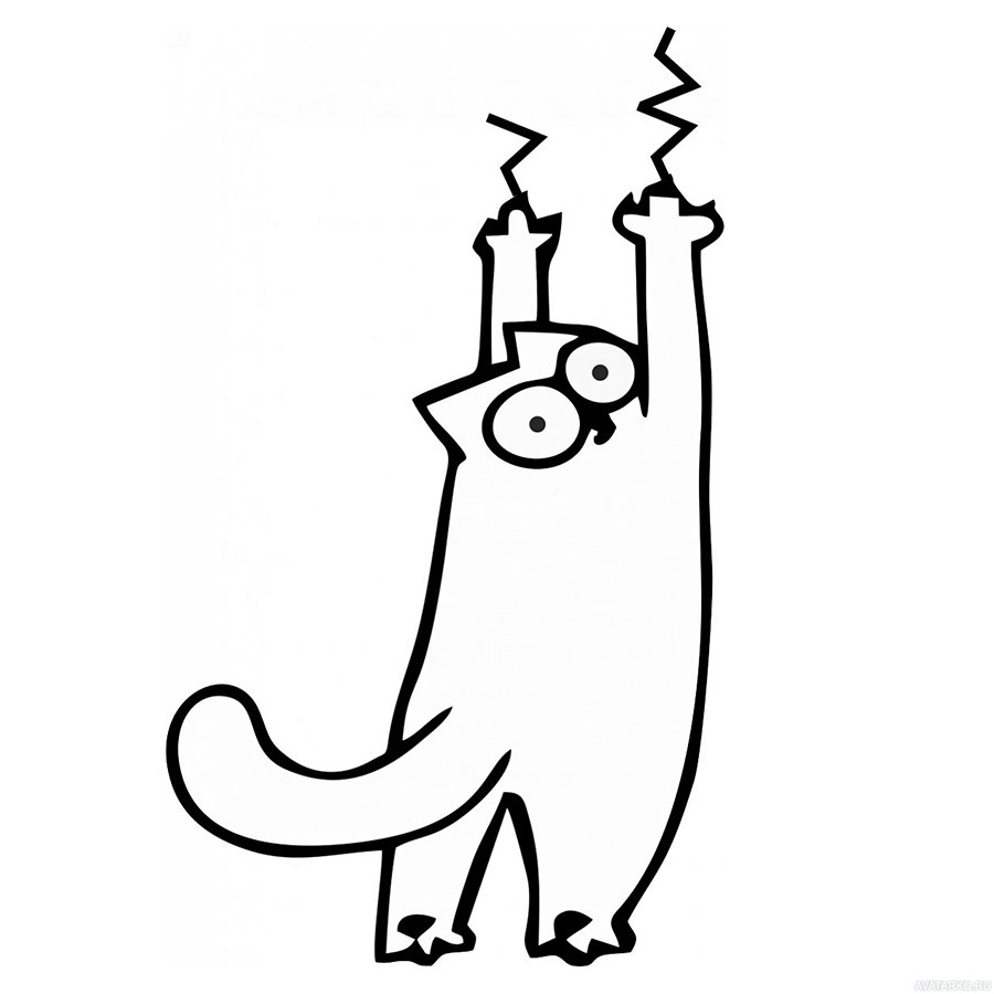 Картинки смешных животных для срисовки