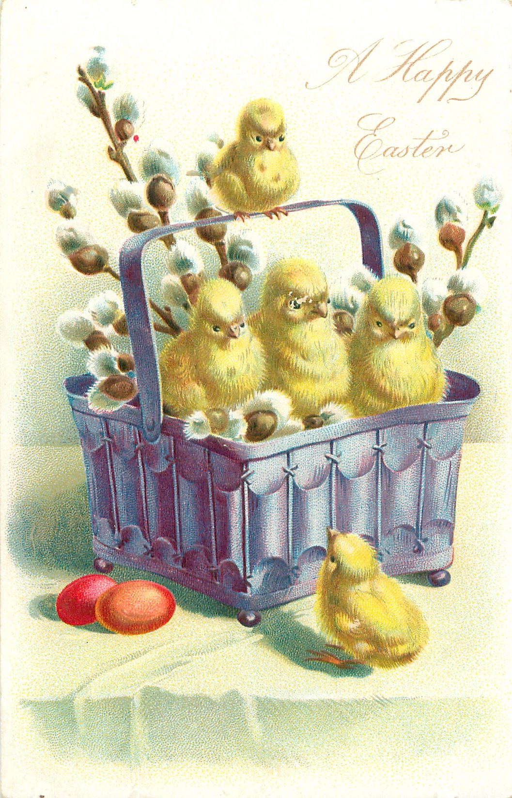 Пасхальные цыплята для декупажа