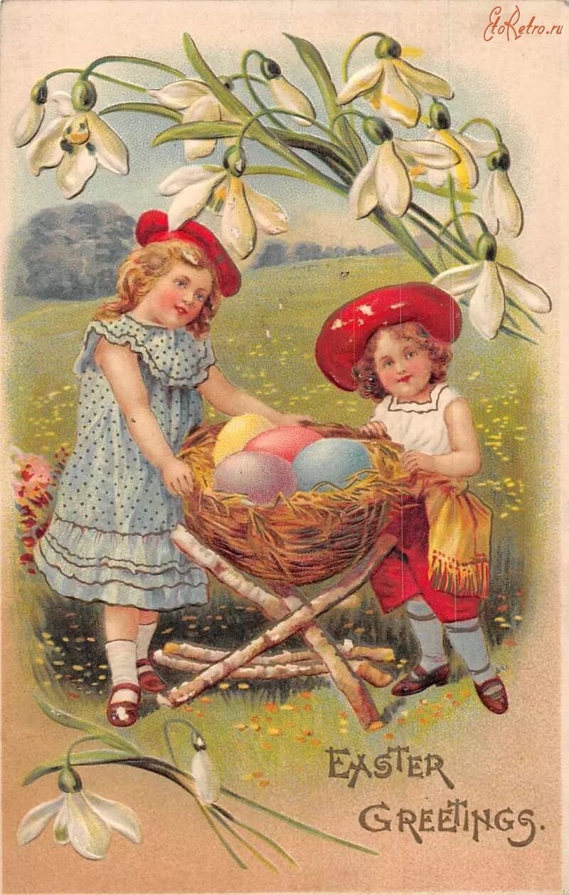 Пасхальные открытки