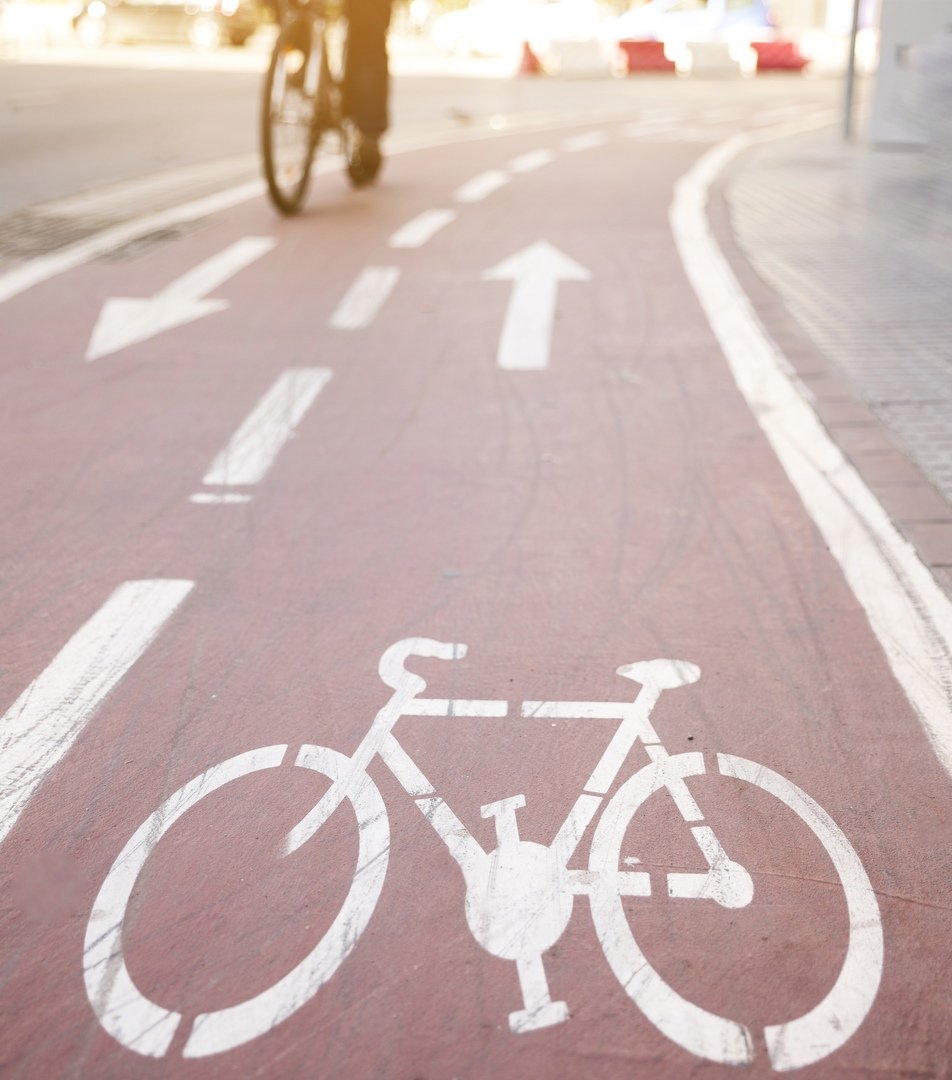 Знак велополосы световой