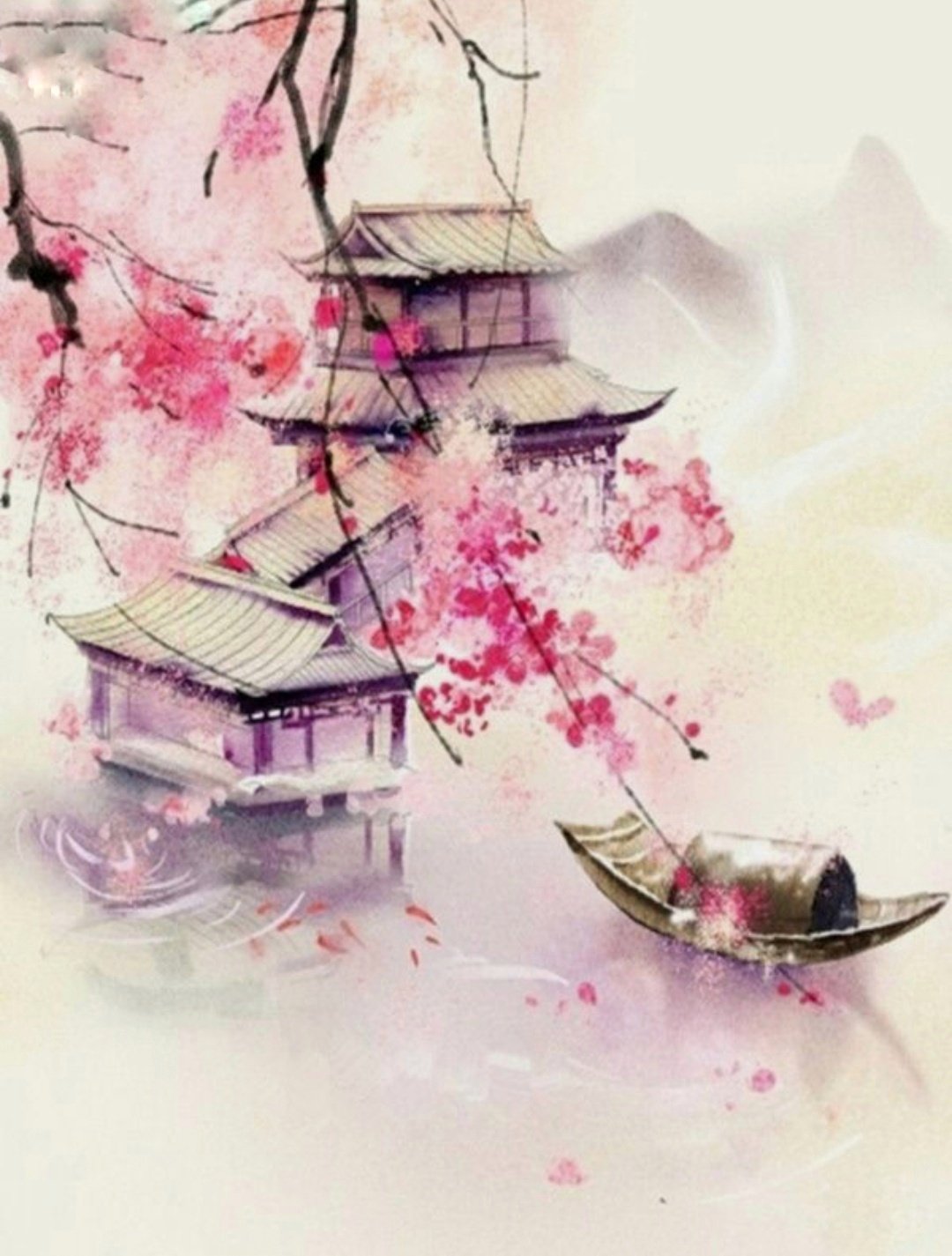 Пейзаж в японском стиле