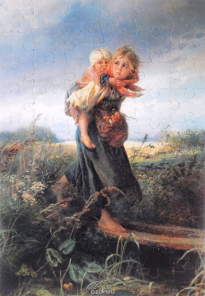 Константина Егоровича Маковского «дети, бегущие от грозы».