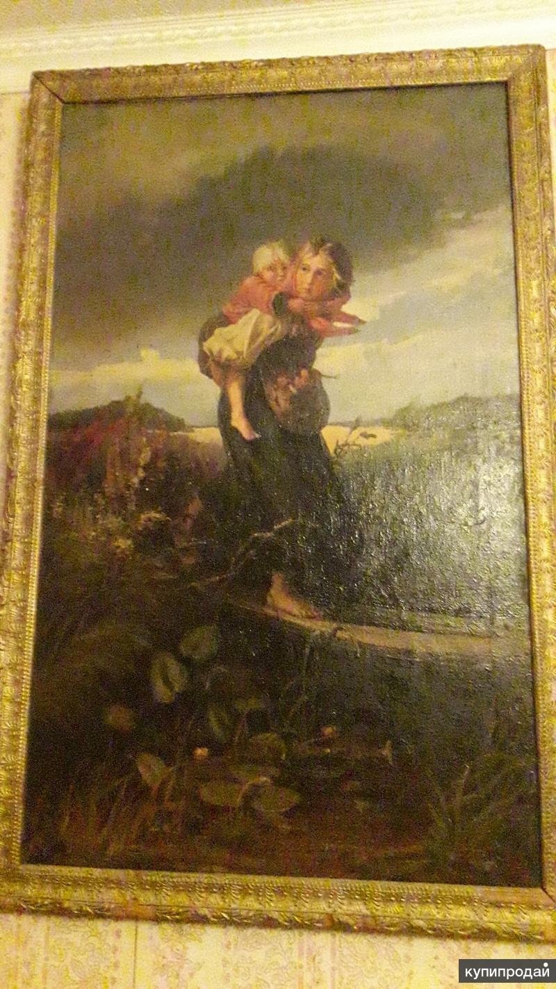 Бегущие дети живопись