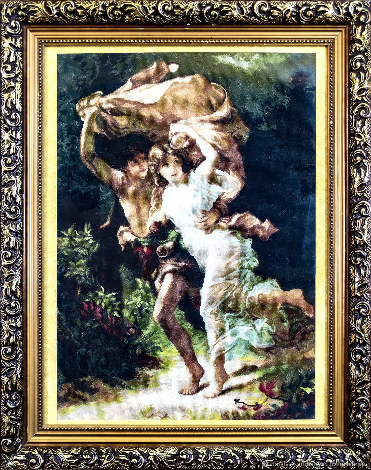 Сильная гроза. Дождь. Град