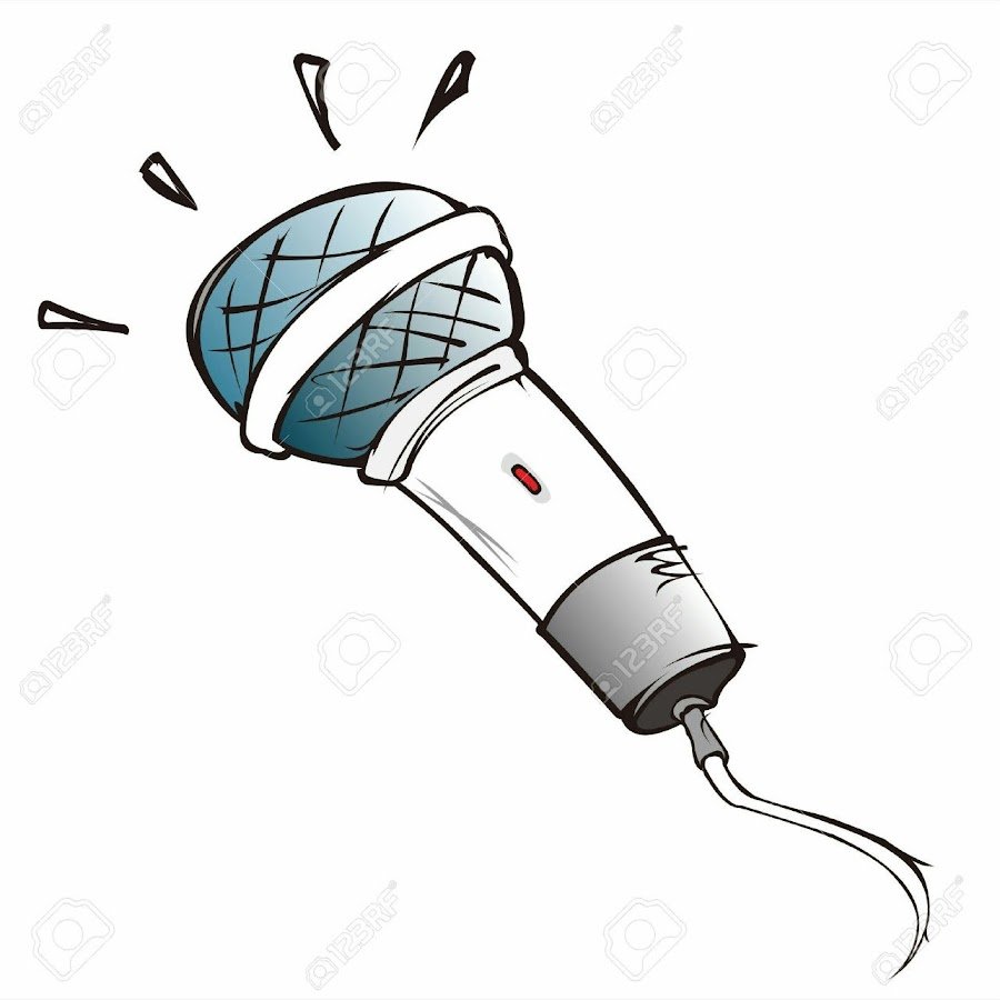 Микрофон карикатура