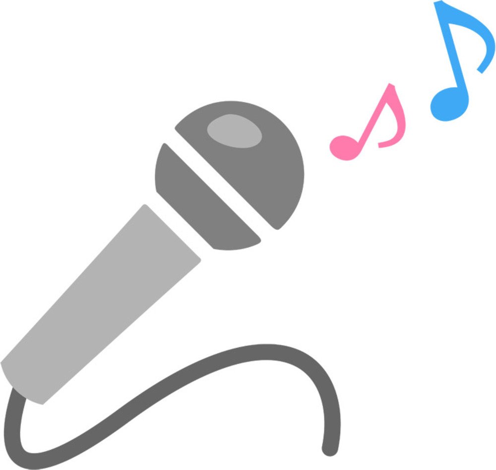 Микрофон Ноты клипарт