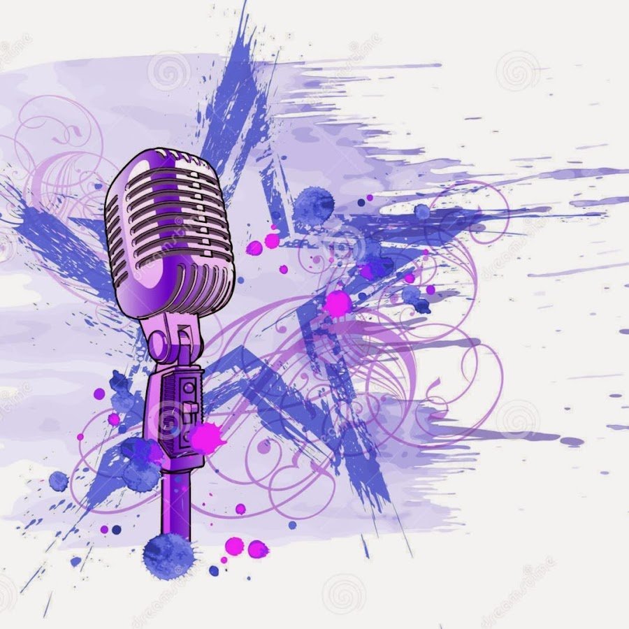 Микрофон акварель