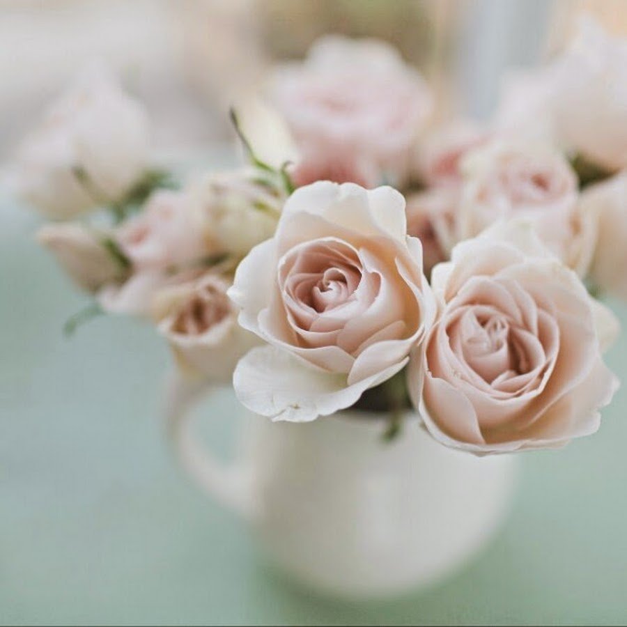 Цветы в пастельных тонах