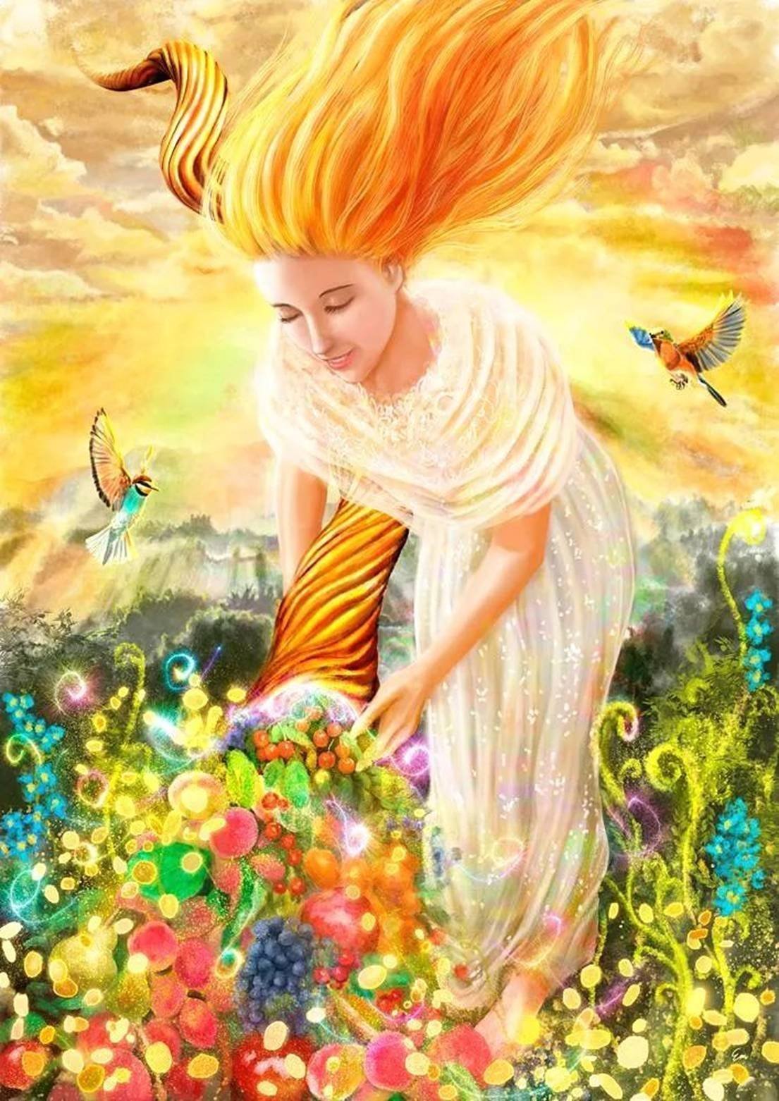 Богиня изобилия Абудантия?