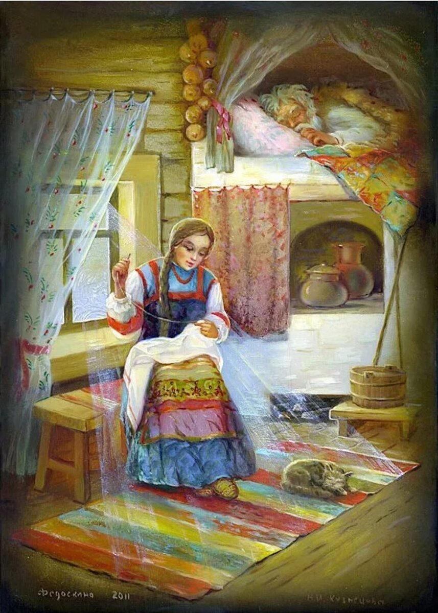 Хозяйка русской избы