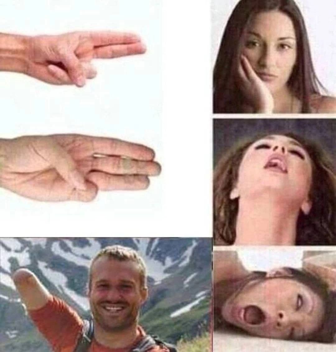 Два пальца и один