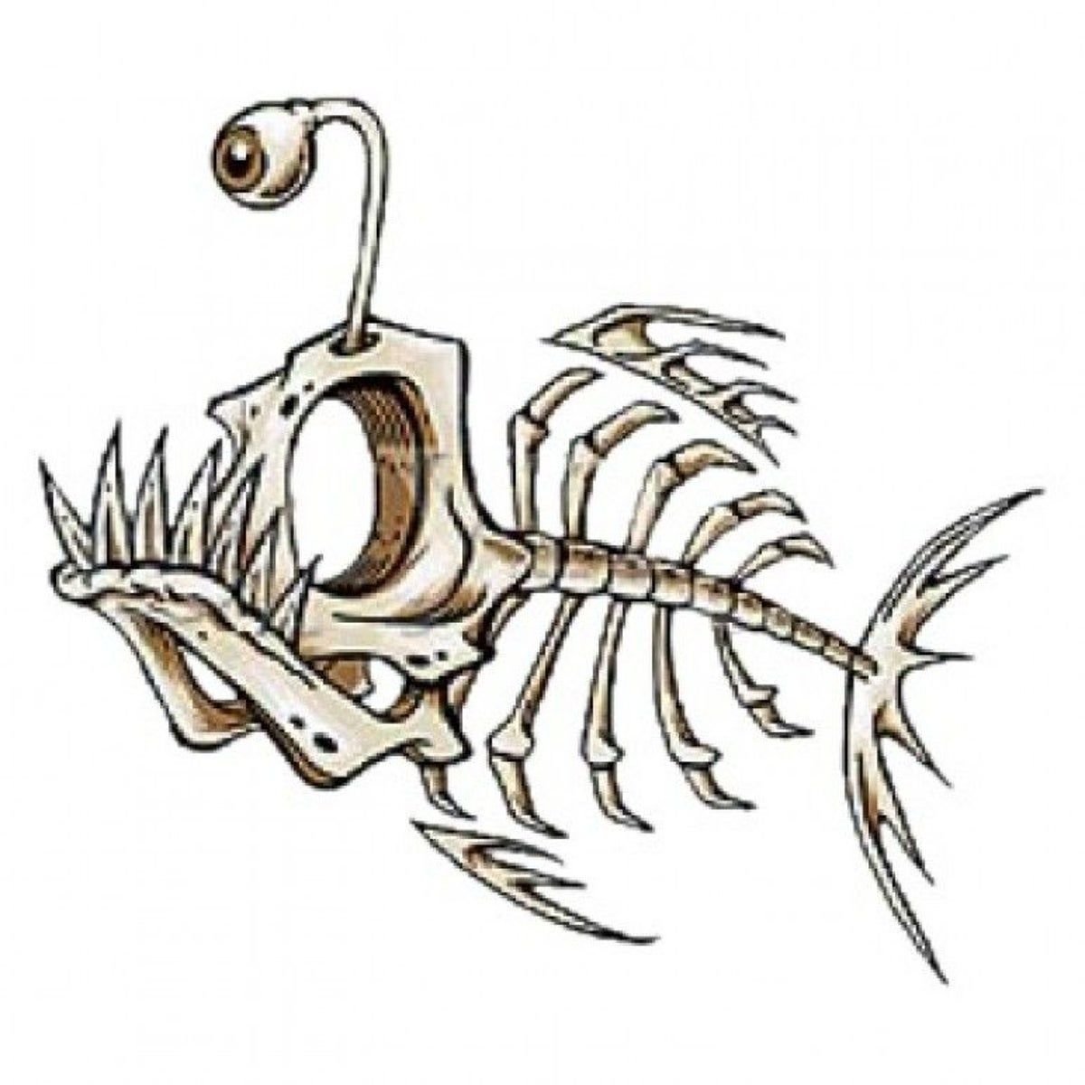 Скелет рыбки