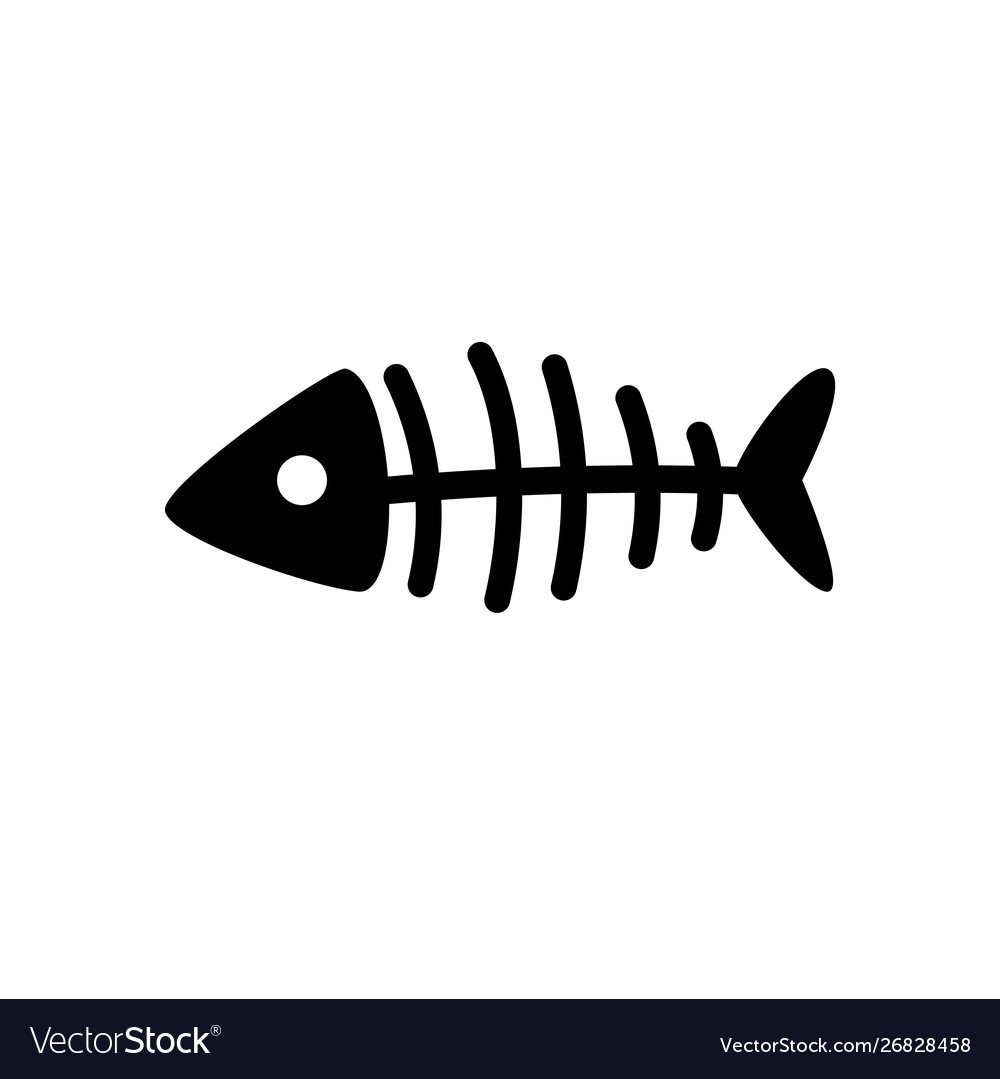 Скелет рыбы картинка