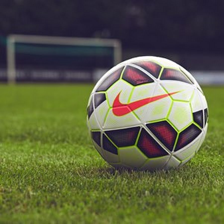 Футбольное поле фон мяч найк