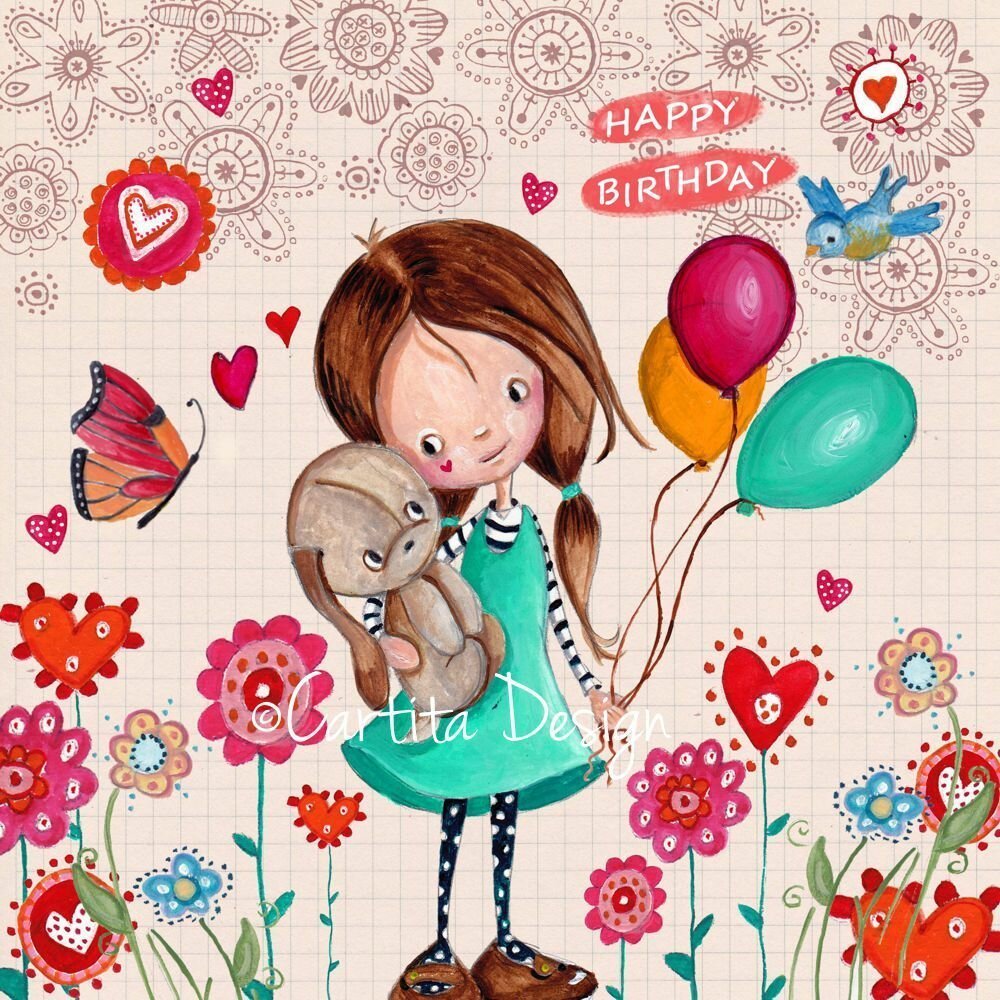 Хорошего дня дизайнерские открытки