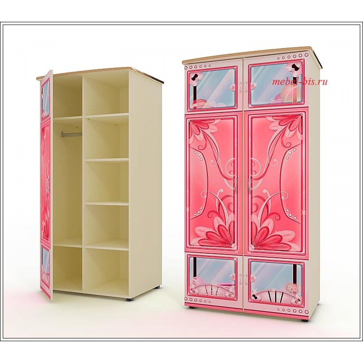 Шкаф для посуды мультяшный