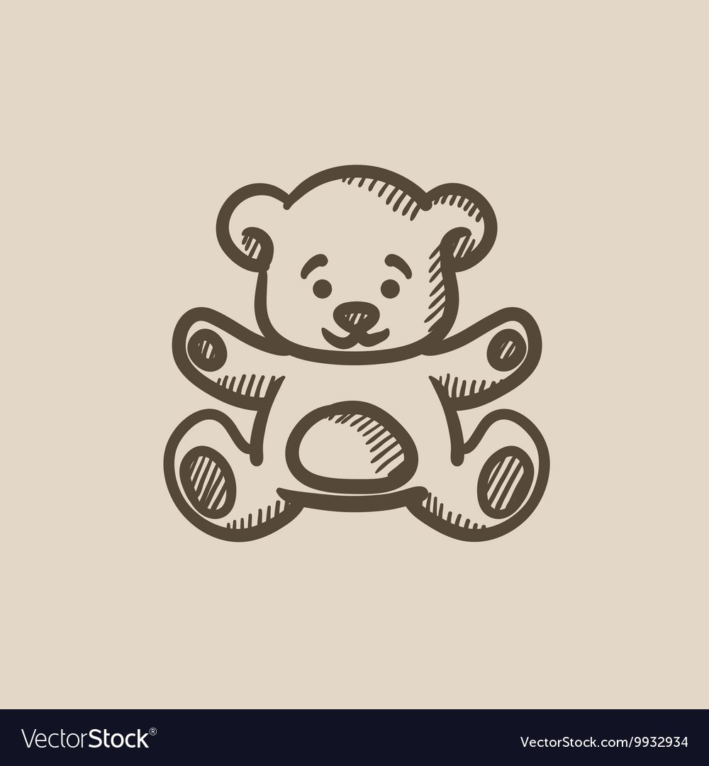 Плюшевый мишка эскиз