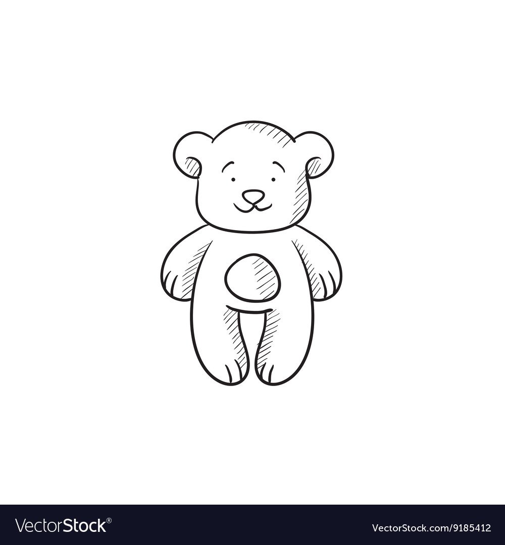 Медвежонок Тедди эскиз