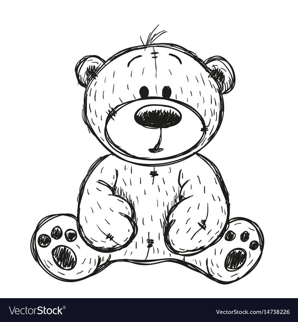 Плюшевая игрушка рисунок