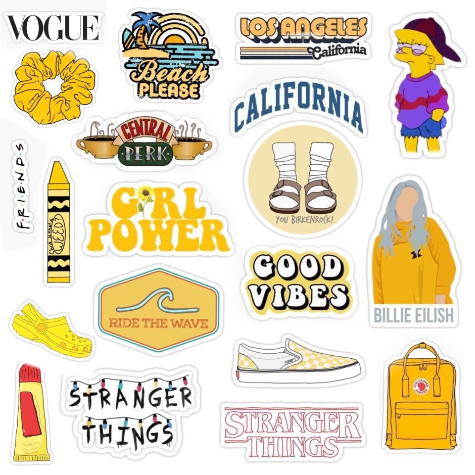 Стикеры для распечатки с пинтереста