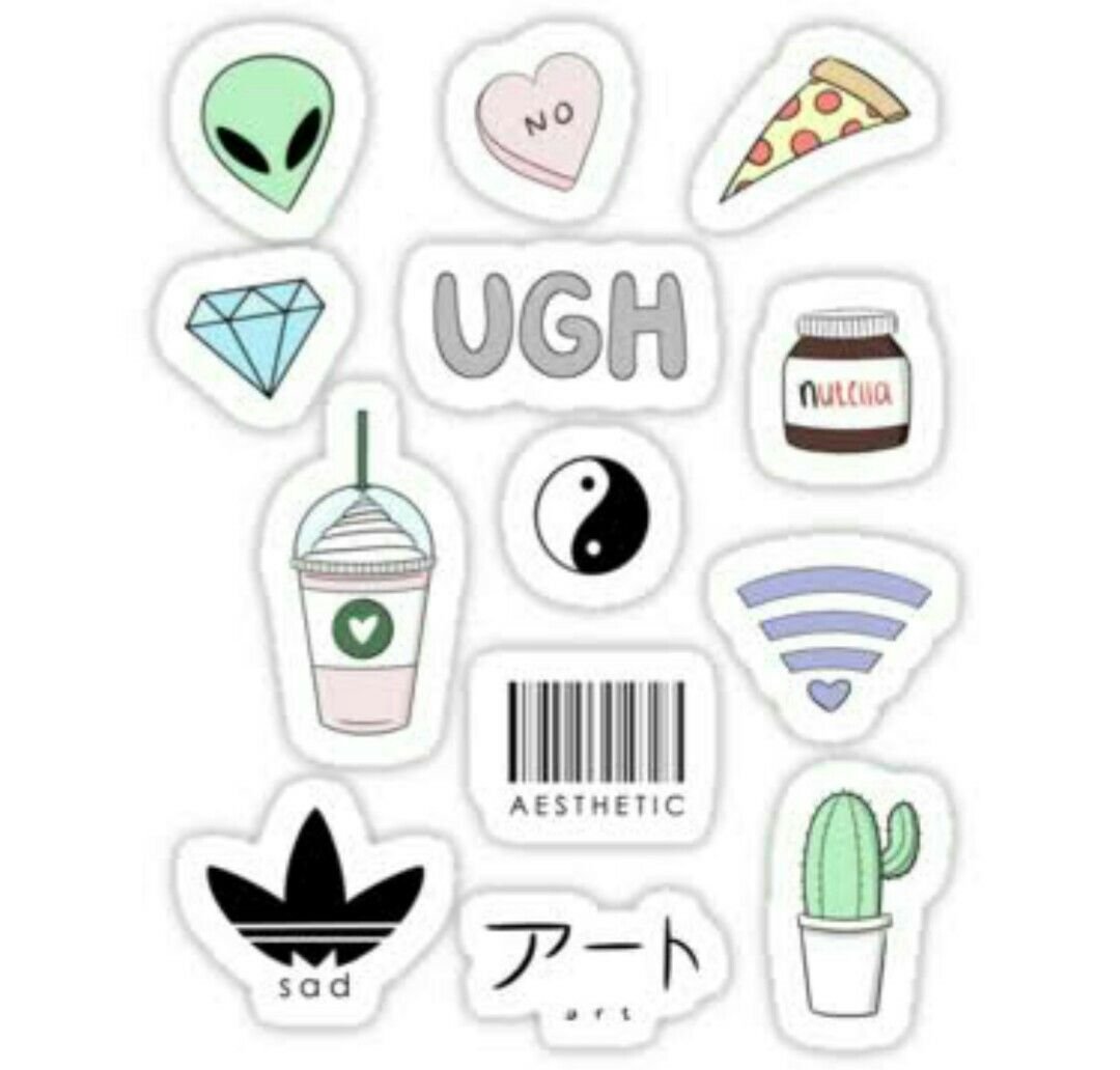 Тумблер наклейки для распечатки