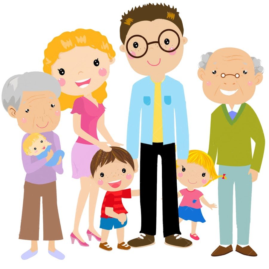 Картинки семья по отдельности для детей