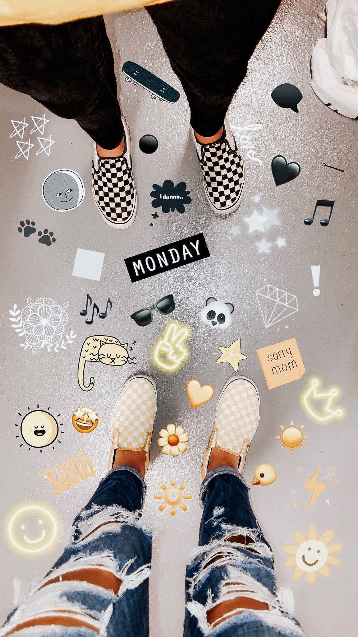 Эстетичные обои на телефон для подростков