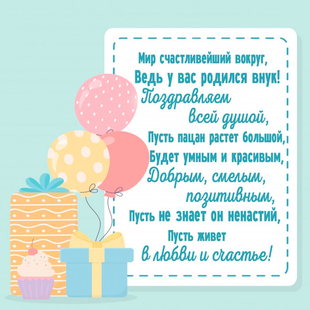 Картинки с днем рождения дорогой внук