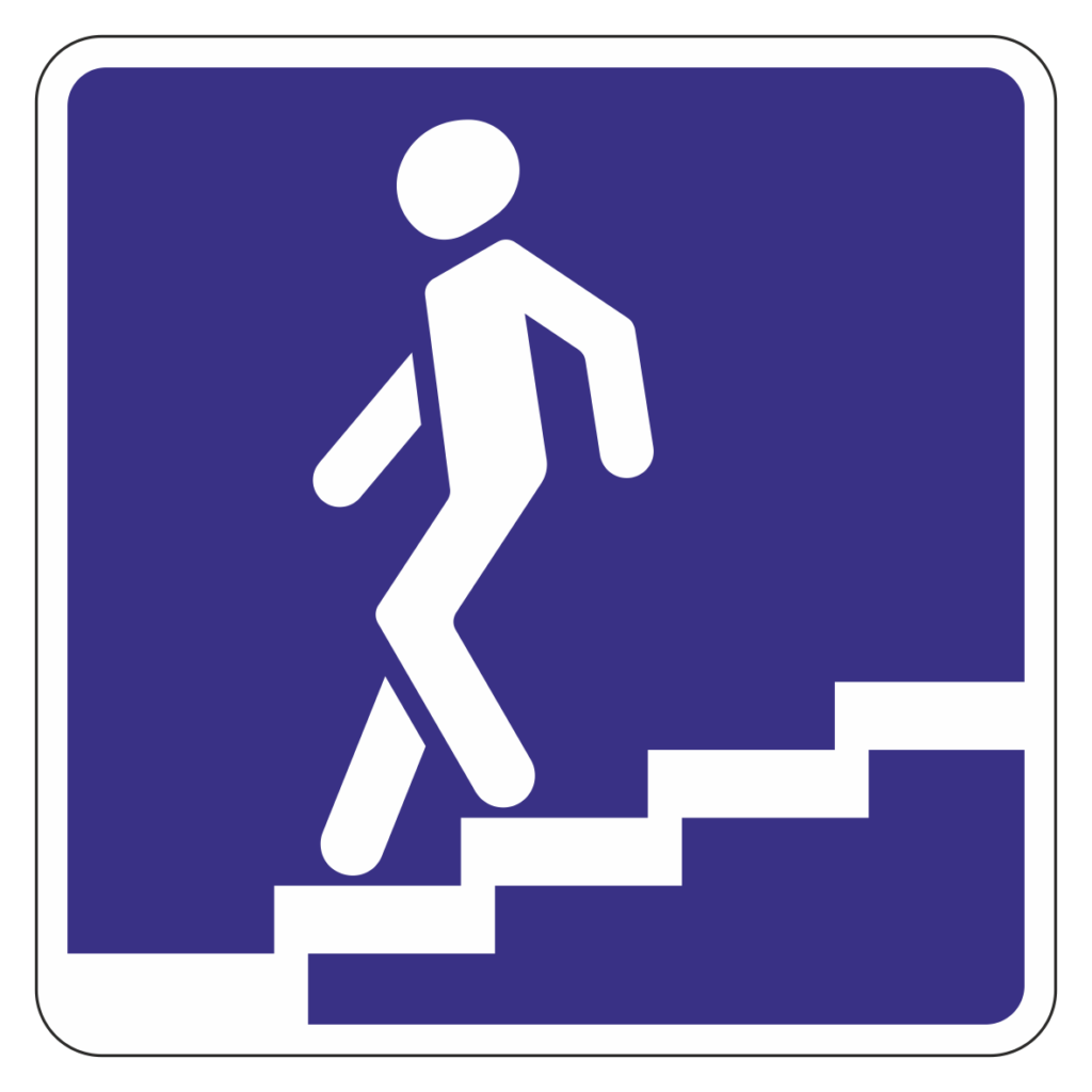 Пешеходный переход в круге