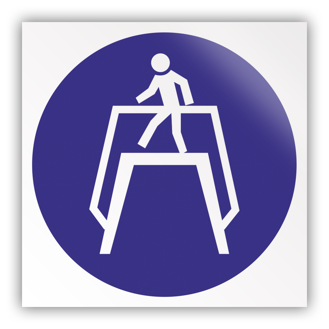 Человечек с пешеходного знака