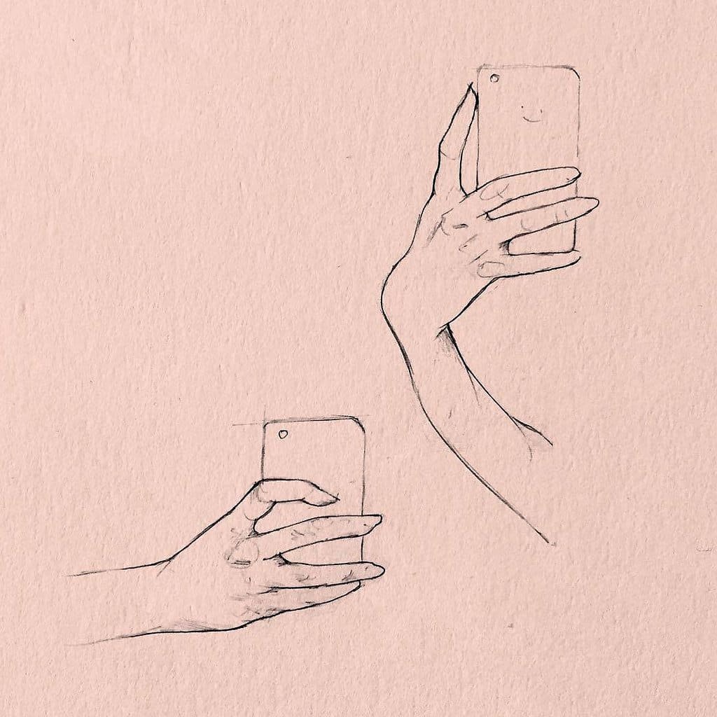 Рисунки для срисовки Эстетика