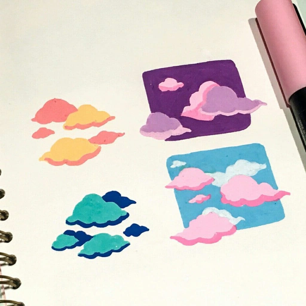 Маленькие кактусы для срисовки