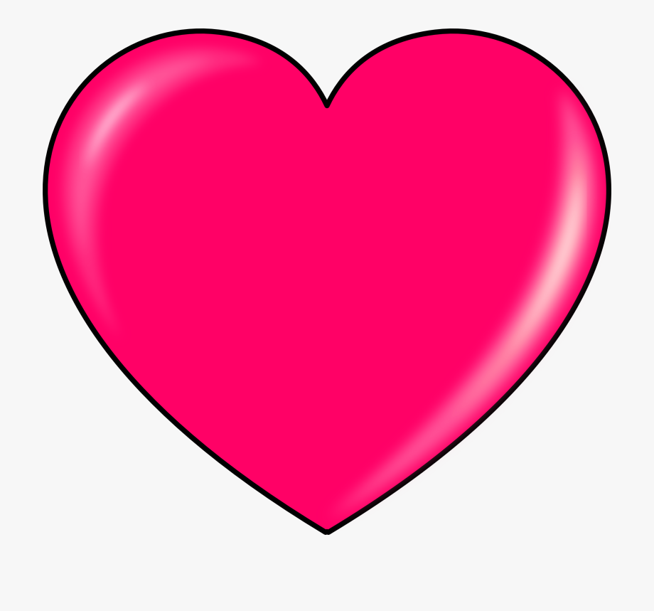 Розовое сердце